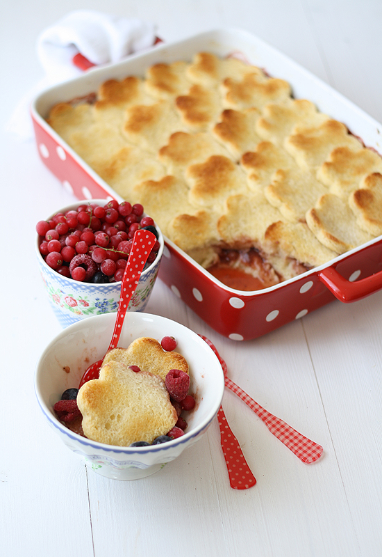 Pastel de pan y fresas - Strawberries bread pudding