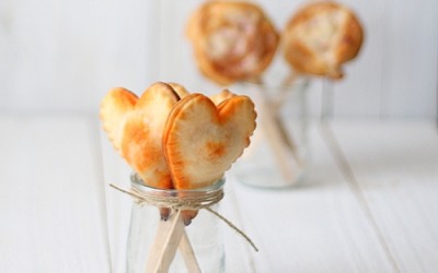 Piruletas saladas como entrante o aperitivo