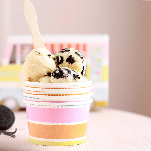 Oreo vanilla icecream