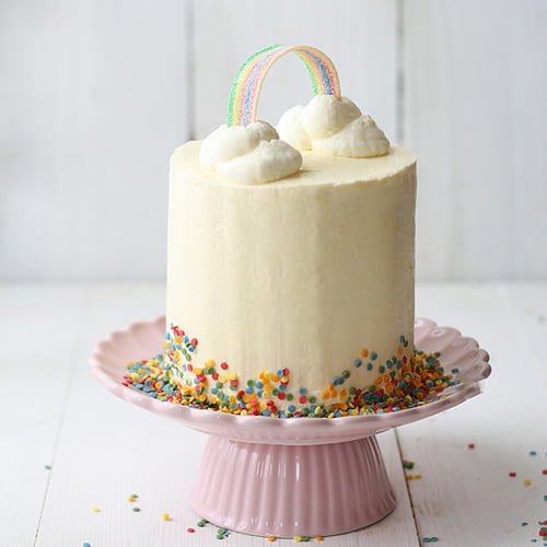 Beautiful Rainbow Butterfly Cake Tutorial | Rainbow birthday cake,  Butterfly birthday cakes, Birthday cake kids